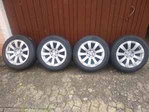 Mercedes-Bent Winterräder 7Jx16 Zoll 5x112 ET38 Alufelgen mit Winterreifen