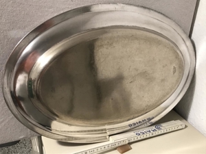 Tablett Servierplatte oval vom alten Hauptbahnhof Ludwigshafen Bild 2