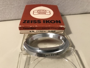 Zeiss Ikon Vorsatzlinse Proxar, f=0,2 m, B56, 20.0840 Bild 2