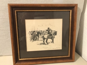 Otto Dill, Der Schwarze Ritter , Lithographie