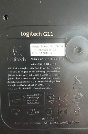 Gaming Tastatur Logitech G11 Bild 2