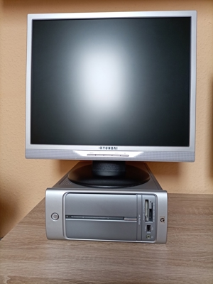 PC-Computer HP-Pavillion mit Monitor & orig. Windows Bild 1