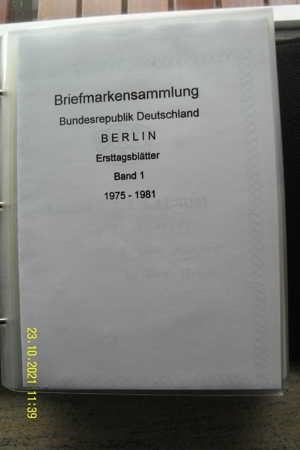 Berlin - ETB s Band 1 - 1975 - 1981 - komplett im blauen Post Album Bild 1