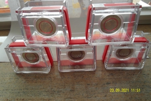 5 x 5 Euro Münze - Tropische Zone 2017 - P.P. - Komplett A D F G J