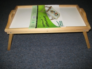 Tablett für das Bett aus Holz Bild 2