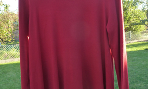 Longshirt, Shirt, rot, zipfelig, Gr. S/M, NEUWERTIG Bild 3