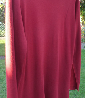 Longshirt, Shirt, rot, zipfelig, Gr. S/M, NEUWERTIG Bild 4