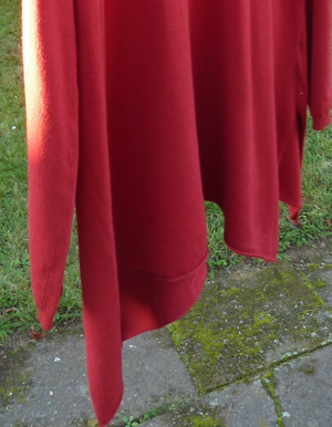 Longshirt, Shirt, rot, zipfelig, Gr. S/M, NEUWERTIG Bild 2