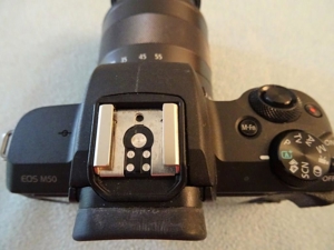 Canon EOS M50 Body, 24 MP, Objektiv, Blitzgerät, Zubehör Bild 3