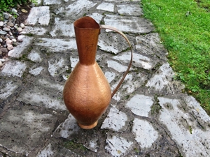 Kupfervase, Vase, Bodenvase Bild 1