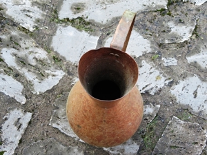 Kupfervase, Vase, Bodenvase Bild 2