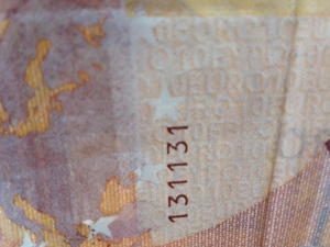 10 Euro Geldschein Palindrom zum Sammeln, Sammlerstück Bild 5