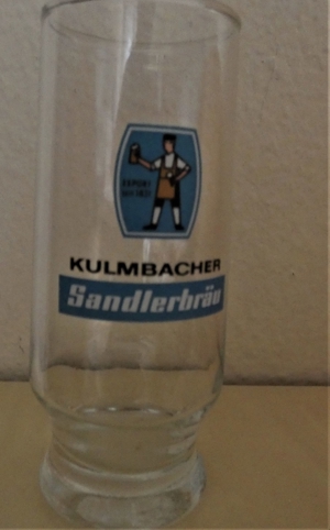 Bierglas 0,2 l "Kulmbacher Sandlerbräu" / rastal / alt Bild 2