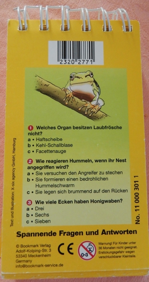 Lern Quiz - Tiere & Pflanzen unserer Heimat No 11 000 301 1 Bild 2