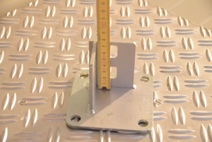 2 x Grundplatte Fußplatte Fundamentplatte Ankerplatte 110x110x75 Bosch Rexroth Bild 2