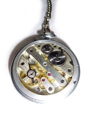 Schöne alte Taschenuhr Bild 4