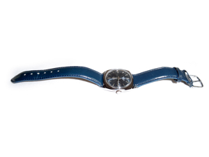 Blaue Armbanduhr von Zeno Automatic Bild 2