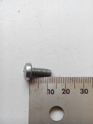 M5 x 12mm selbstschneidende Linsenzylinderschrauben PZ Bild 4