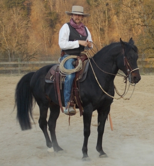Horsemanship Unterricht mobil im 5 Seenland München Starnberg Bild 4