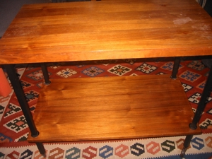 Vierkantrohr-Rolltischchen 35 cm breit 65 cm lang 65 cm hoch Bild 3