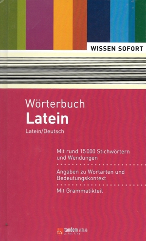 Wörterbuch Latein - Deutsch