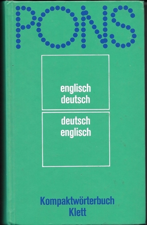 Pons Kompaktwörterbuch Englisch Deutsch