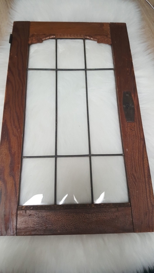 Holz Glasscheib in Blei gefasst Bild 4
