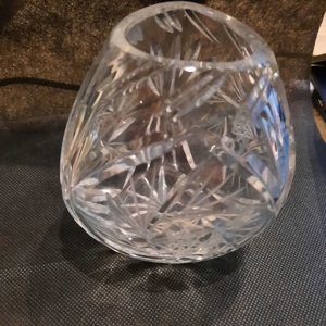 Kristall Glas Blumenvase