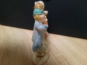 Alte Nippes Porzellan Figur Trio Musik Clowns um 1930 bemalt Bild 2