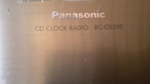 Sony CDF-S01 CD und Cassetten Player und Panasonic RC-CD 350 CD Radiowecker Bild 3