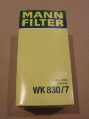 Kraftstofffilter Mann-Filter WK 830/7