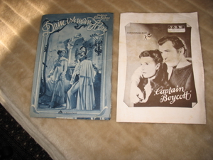Alte Filmprogramme u. ä. von 1947 - 1977 Bild 2