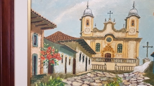 Brasilien Ölgemälde Kirche Barock Kolonial Santo Antonio Minas Gerais Bild 7