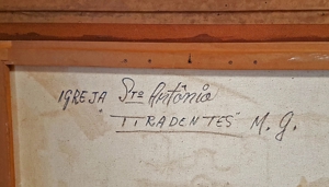 Brasilien Ölgemälde Kirche Barock Kolonial Santo Antonio Minas Gerais Bild 11