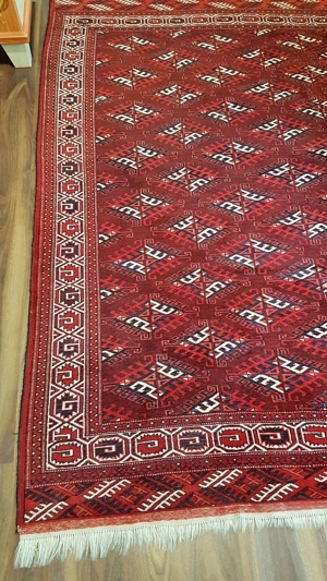 Orient Teppich Turkmenischer Buchara Hand geknüpft Asien Sammler Stammes Teppich Bild 2