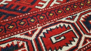 Orient Teppich Turkmenischer Buchara Hand geknüpft Asien Sammler Stammes Teppich Bild 10