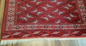 Orient Teppich Turkmenischer Buchara Hand geknüpft Asien Sammler Stammes Teppich Bild 4