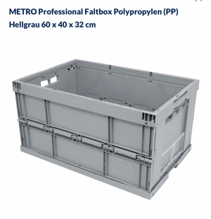 METRO Professional Faltbox Polypropylen Bild 1