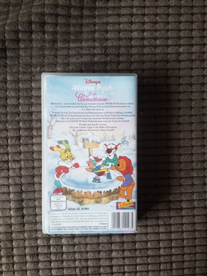 VHS - Winnie Puuh & der Weihnachtsmann Bild 2