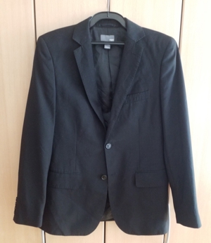 H&M Business Sakko Jacket Blazer - Gr. 48 - schwarz Bild 1