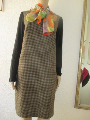 NEU 60er Jahre Glenchek Karo Etui Mini Kleid MARC AUREL Bild 5