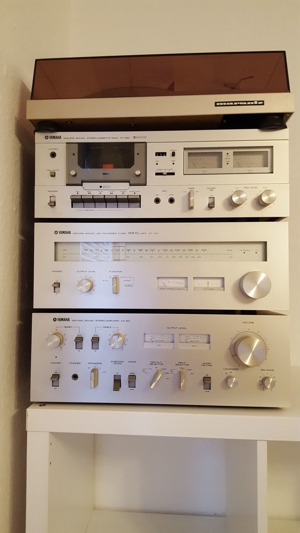 YAMAHA - VERSTÄRKER & CASSETTE DECK &TUNER