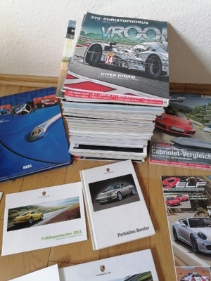 Porsche Auto Bücher Zeitschriften Konvolut Bild 5