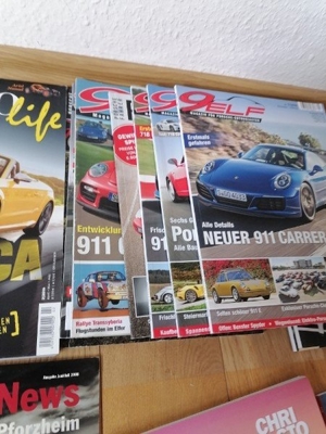 Porsche Auto Bücher Zeitschriften Konvolut Bild 10