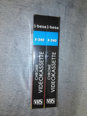 7x VHS 240 Videocassetten NEU Bild 2