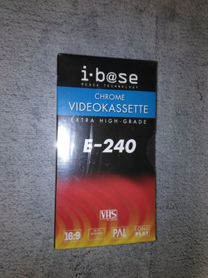 7x VHS 240 Videocassetten NEU Bild 3