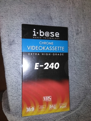 7x VHS 240 Videocassetten NEU Bild 1