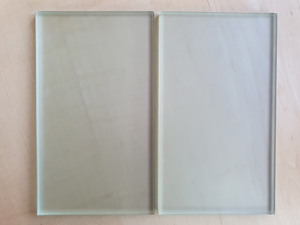 2 matte Glasscheiben 18,8 x 11 x 0,8 cm Bild 2