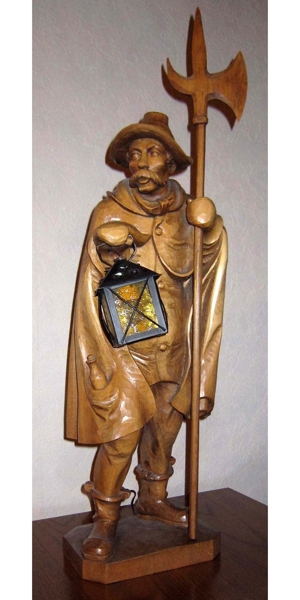Holzfigur - Nachtwächter