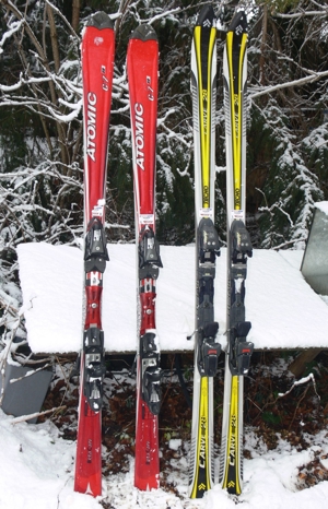 3 Paar (Carving-) Ski: Atomic 160cm, Tecno 170cm, Völkl 178cm